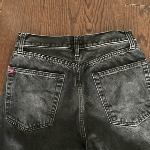 Black High-Rise Baggy Jeans (Us 28) - Picture 6 of 7